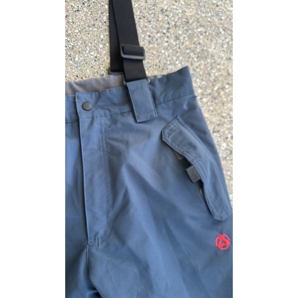 Turbine Boys kids Insulated blue Snow Bib Pants Size L for Skiing/Snowboarding - Picture 4 of 11